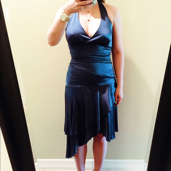 Nicole Miller Silk Halter Dress