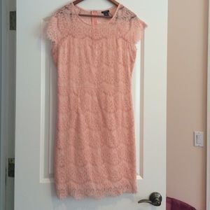 RHAPSODY lace mini dress