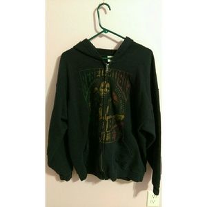 Bob Marley black zip up jacket