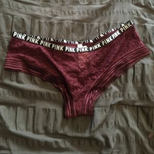 Victoria's Secret PINK Leopard Lace Panty