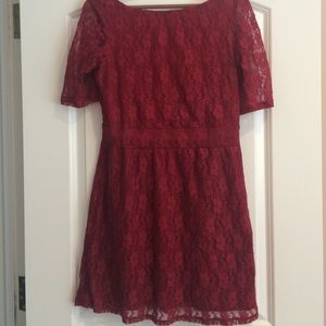 OLSENBOYE lace mini dress