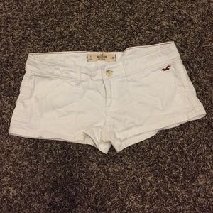 White Hollister Shorts