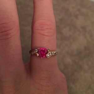 Pink Safire ring on hold till 1/27