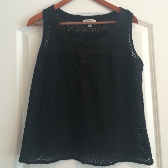KENAR lace trapeze top
