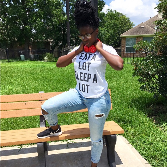 "Eat A Lot..." Graphic Tee