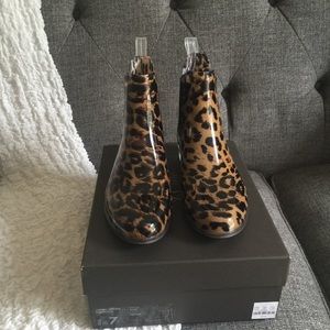 J. Crew Cheetah Rainboots