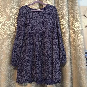 Purple boho Roxy Dress