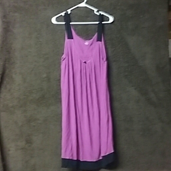 GEORGE 3X DRESS PINK WITH BLACK POLKA DOT TRIM