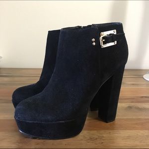 NWOT Dolce Vita Black Heeled Booties Sz 9