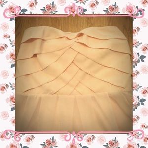 💗Pink strapless dress💗