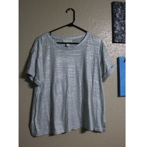 Forever 21 glitter effect shirt.