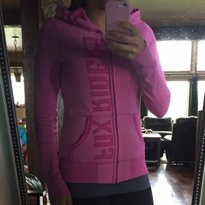 Fox racing zip up sweater
