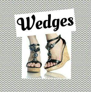 Unique assortment of Wedge shoes and sandals