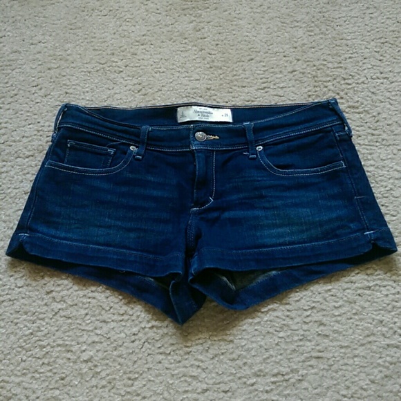 A&F Dark Blue Shorts