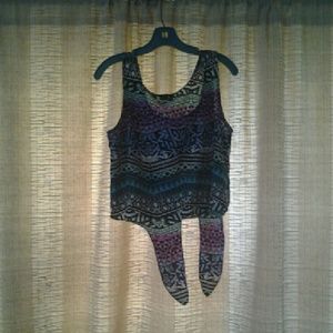 Forever 21 Multi colored crop top