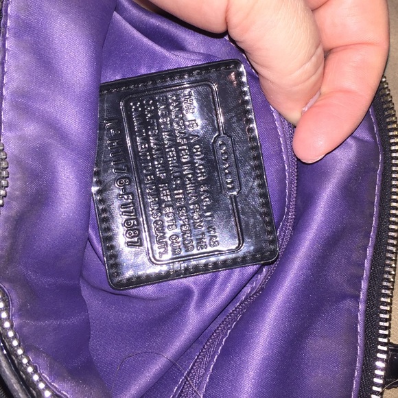 Rare Coach Signature Stripe Appliqué - Picture 2 of 4