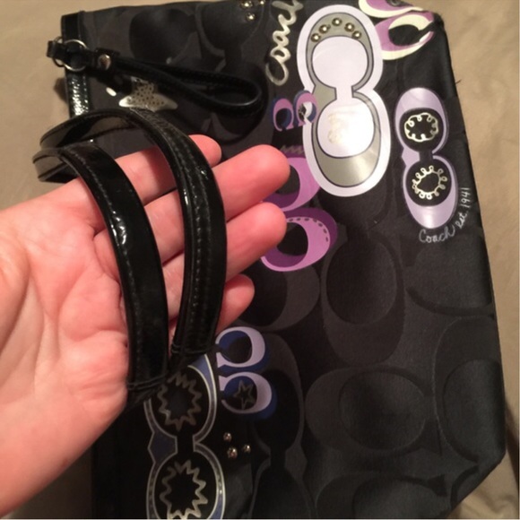 Rare Coach Signature Stripe Appliqué - Picture 4 of 4