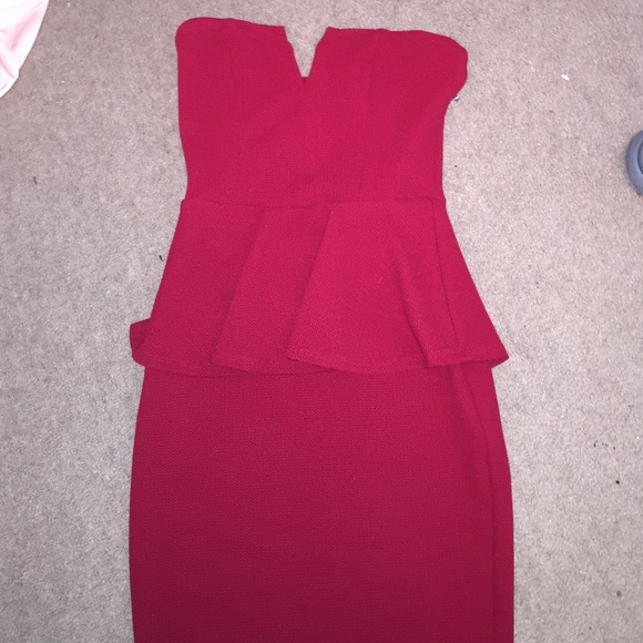 red Charlotte Russe dress
