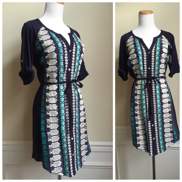 Anthropologie Plein Air Shirtdress