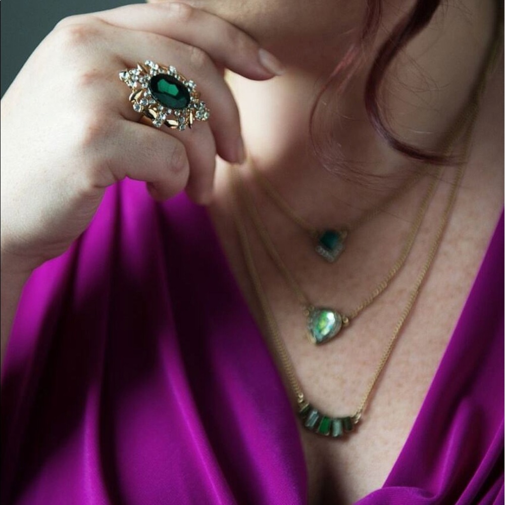 Emerald delicate Necklace! - Picture 6 of 7