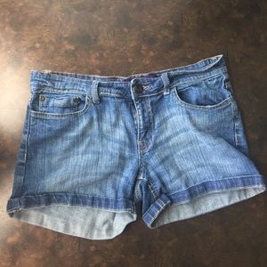 Stretchy Denim Shorts
