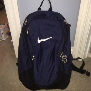Nike NWT navy soccer back pack