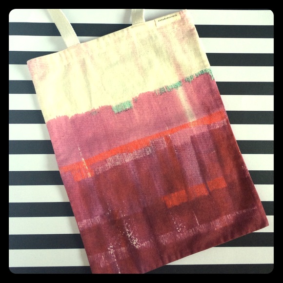 Anthropologie limited edition canvas tote