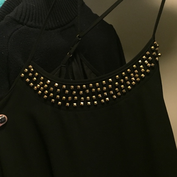 Black gold studded dress - Picture 2 of 3