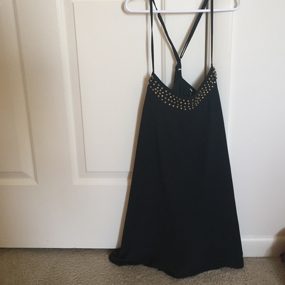 Black gold studded dress - Picture 3 of 3