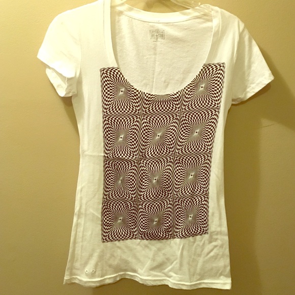 Converse Funky geometric pattern tee