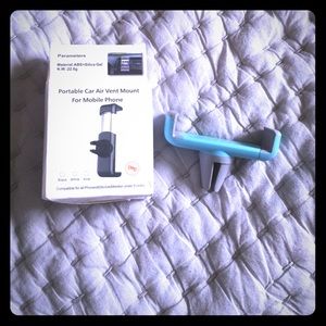 Portable phone  car vent mount