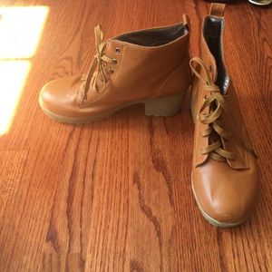 CUSTOM MADE lug heel booties