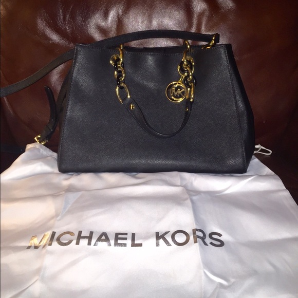 Cynthia Medium Leather Satchel