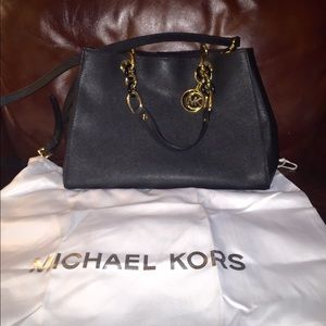 Cynthia Medium Leather Satchel