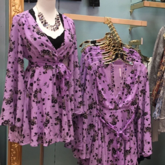 Free People Dresses & Skirts - Free People Lilou Wisteria Mini Dress