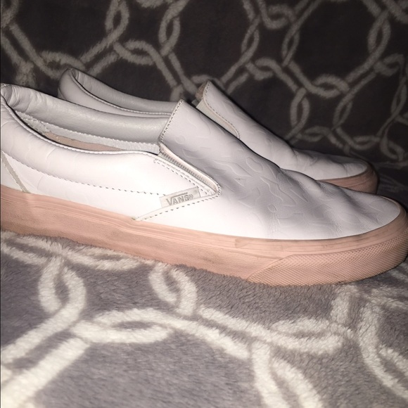 Super Cute Embedded Leather Vans! Limited Edition