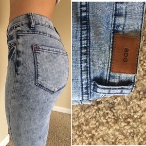 BDG high rise skinny jeans