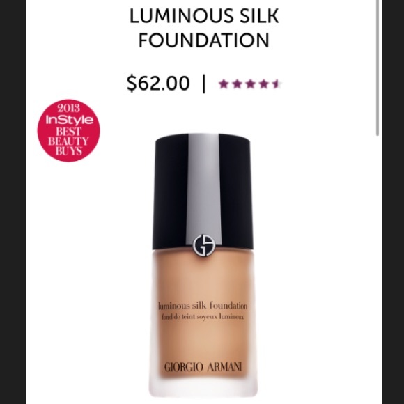4.5 Giorgio Armani Luminous Silk Foundation