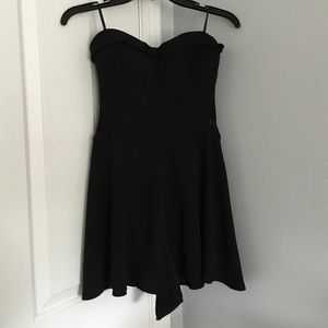 Black/lace romper dress