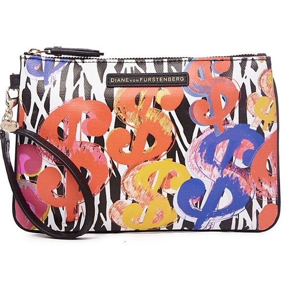 Diane von Furstenburg x Andy Warhol wristlet