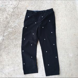 MENS Brooks Brothers embroidered pants