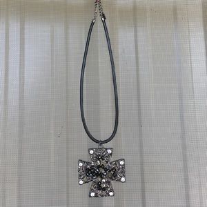 Bling Cross Necklace
