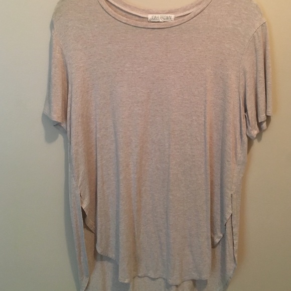 Joah Brown Oversized Oatmeal Tee Shirt