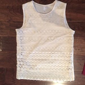 Crotchet lined top