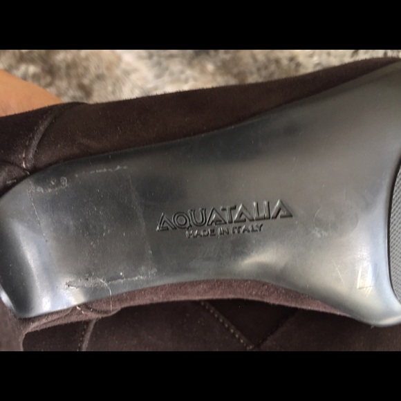 Aquatalia Paneled Suede weatherproof Ankle Boot - Picture 7 of 8