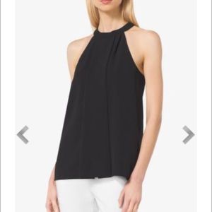 Michael Kors Pleted Crepe Top new with tags