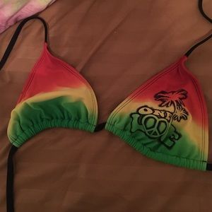 One Love Bikini Top ❤️💛💚