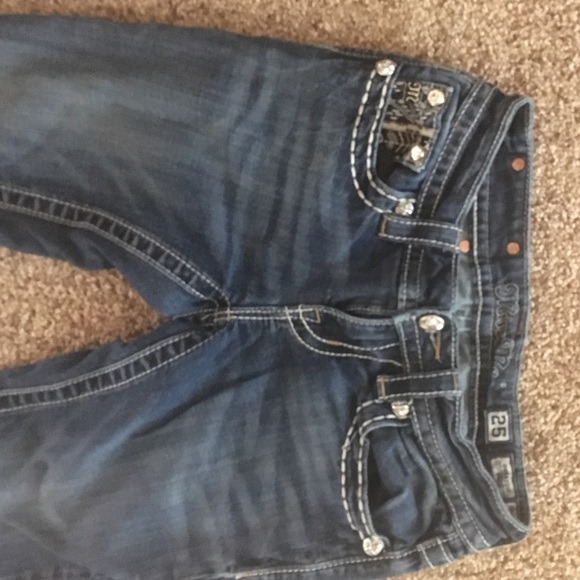 Miss Me Aztec Bootcut 25 Inseam 34 - Picture 3 of 4