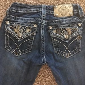 Miss Me Aztec Bootcut 25 Inseam 34