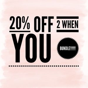 20% off 2 when you bundle!
